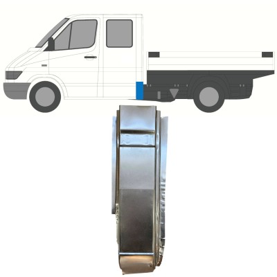 Reparatiepaneel achter hoek voor Mercedes Sprinter 1995-2006 / Links 16399