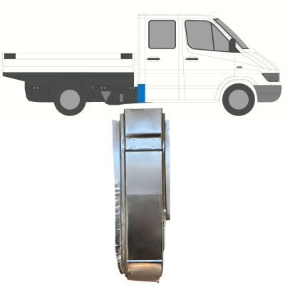 Reparatiepaneel achter hoek voor Mercedes Sprinter 1995-2006 / Rechts 16398