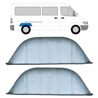 Binnenste reparatiepaneel achter wielkast voor Mercedes Sprinter 1995- / Links = Rechts (symmetrisch) / Set 10693