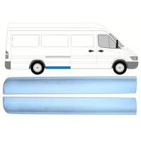 Reparatiepaneel achterste spatbord voorste deel voor Mercedes Sprinter 1995-2006 / Links + Rechts / Set 9864