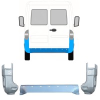 Achterste reparatiepaneel voor Mercedes Sprinter 1995-2006 / Set 9716