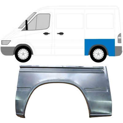 Reparatiepaneel achterspatbord voor Mercedes Sprinter 1995- / SWB / Links 8810