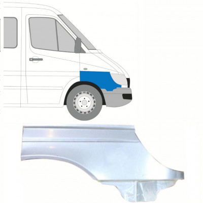 Reparatiepaneel voorspatbord voor Mercedes Sprinter 2000-2006 / Rechts 10152