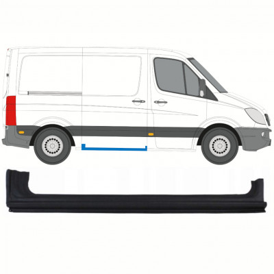 Schuifdeur dorpel reparatiepanel  voor Mercedes Sprinter 2006- / SWB / Rechts 8548