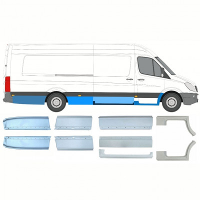 Reparatiepaneel set voor Mercedes Sprinter 2006- / XLWB /  11570