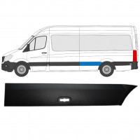 Zijlijst sierlijst achterspatbord voor Mercedes Sprinter 2006- / LWB / Links 8027