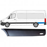 Zijlijst sierlijst achterste spatbord achter wiel voor Mercedes Sprinter 2006- / LWB / Links 8029