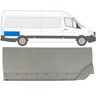 Reparatiepaneel achter spatbord achterste deel voor Mercedes Sprinter 2006- / Rechts 8549