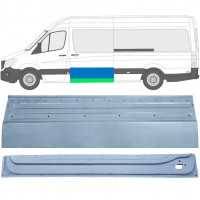 Binnen + buiten reparatiepaneel schuifdeur voor Mercedes Sprinter 2006- / Links /  11962