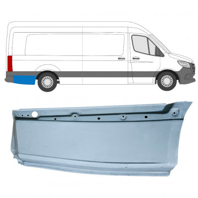 Reparatiepaneel achterspatbord voor Mercedes Sprinter 2018- / Rechts 12974