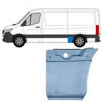 Reparatiepaneel achterspatbord voor Mercedes Sprinter 2018- / SWB / MWB / Standaard / Links 8190