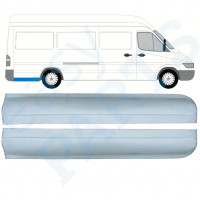 Reparatiepaneel achterspatbord voor Mercedes Sprinter 1995- / LWB / Links + Rechts / Set 9865