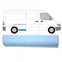 Reparatiepaneel achterste spatbord onderste voorste deel voor Mercedes Sprinter 1995- / MWB / Rechts 8142