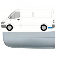 Reparatiepaneel achterste spatbord onderste deel voor Mercedes Sprinter 1995- / MWB / Links 8145