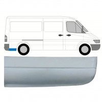 Reparatiepaneel achterste spatbord onderste deel voor Mercedes Sprinter 1995- / MWB / Rechts 8144
