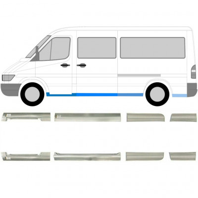 Reparatiepaneel set voor Mercedes Sprinter 1995- / MWB / Links + Rechts /  6755