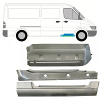 Binnen reparatiepaneel dorpel + spatbord + voor treeplank voor Mercedes Sprinter 1995-2006 / Rechts / Set 10529