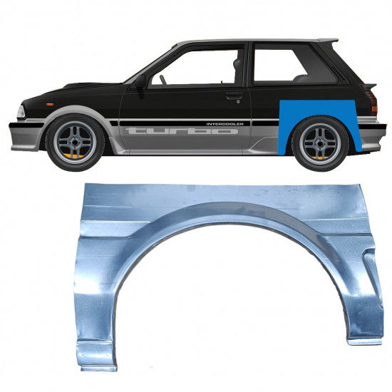 TOYOTA STARLET 1984-1989 WIELKAST REPARATIE PANEEL / LINKS