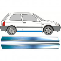 Reparatie dorpel voor Toyota Starlet 1996-1999 / Links = Rechts (symmetrisch) / Set 9887