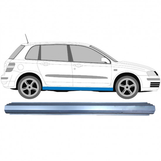 Reparatie dorpel voor Fiat Stilo 2001-2010 / Links = Rechts (symmetrisch) 6503