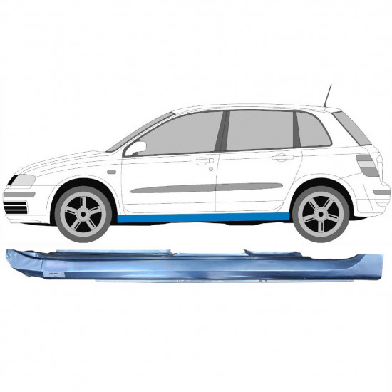 FIAT STILO 2001-2010 5 DEUR VOL DORPEL REPARATIEPANEEL / LINKS