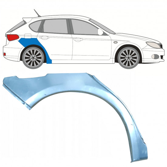 SUBARU IMPREZA 2007-2013 WIELKAST REPARATIE PANEEL / RECHTS