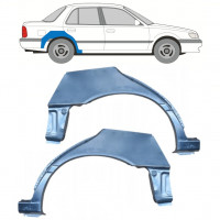 Reparatiepaneel achterspatbord voor Nissan Sunny N14 1991-1994 / Links + Rechts / Set 11054