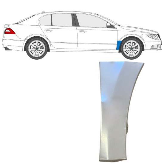 Reparatiepaneel voorspatbord voor Skoda Superb 2008-2015 / Rechts 16083