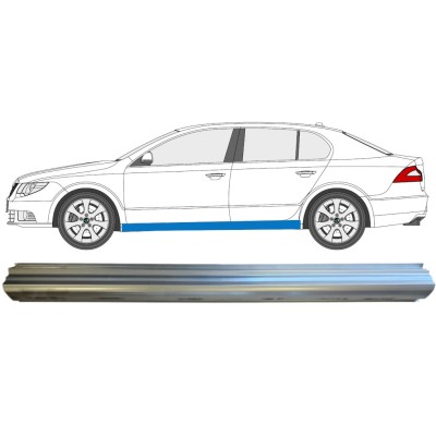 Reparatie dorpel voor Skoda Superb 2008-2015 / Links 14776
