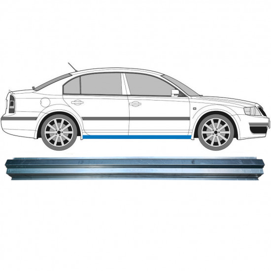 Reparatie dorpel voor Skoda Superb 2001-2008 / Links = Rechts (symmetrisch) 5620