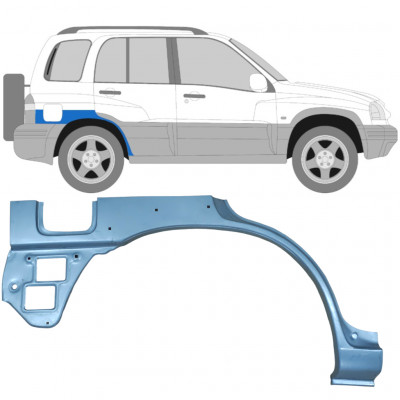 SUZUKI GRAND VITARA 1997-2005 WIELKAST REPARATIE PANEEL MET GAT / RECHTS