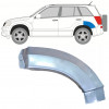 Reparatiepaneel achter spatbord achterste deel