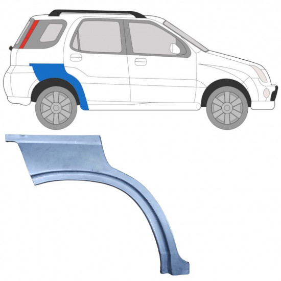 SUZUKI IGNIS 2000-2003 WIELKAST REPARATIE PANEEL / RECHTS