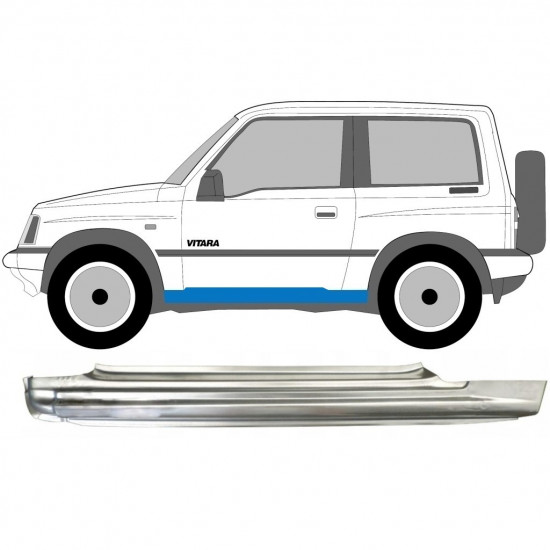 Reparatie dorpel voor Suzuki Vitara 1988-1998 / Links 7042