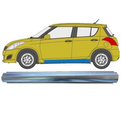 Reparatie dorpel voor Suzuki Swift 2010-2017 / Links 16368