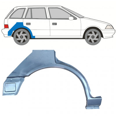 Reparatiepaneel achterspatbord voor Suzuki Swift 1988-2004 / Rechts 12764