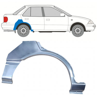 Reparatiepaneel achterspatbord voor Suzuki Swift 1988-2004 / Rechts / SEDAN 12767