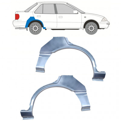 Reparatiepaneel achterspatbord voor Suzuki Swift 1988-2004 / Links / Rechts / Links / Rechts / SEDAN 12769