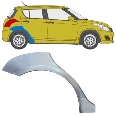 Reparatiepaneel achterspatbord voor Suzuki Swift 2010-2017 / Rechts 16364