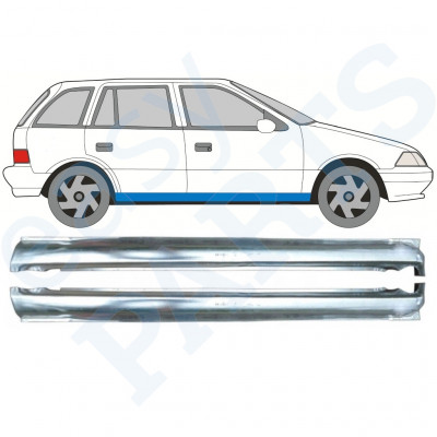 SUZUKI SWIFT 1988-2004 5 DEUR DORPEL REPARATIEPANEEL / SET