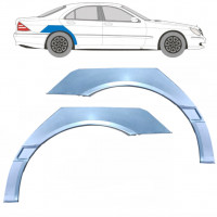 Reparatiepaneel achterspatbord voor Mercedes S-class 1998-2005 / Links + Rechts / Set 9221