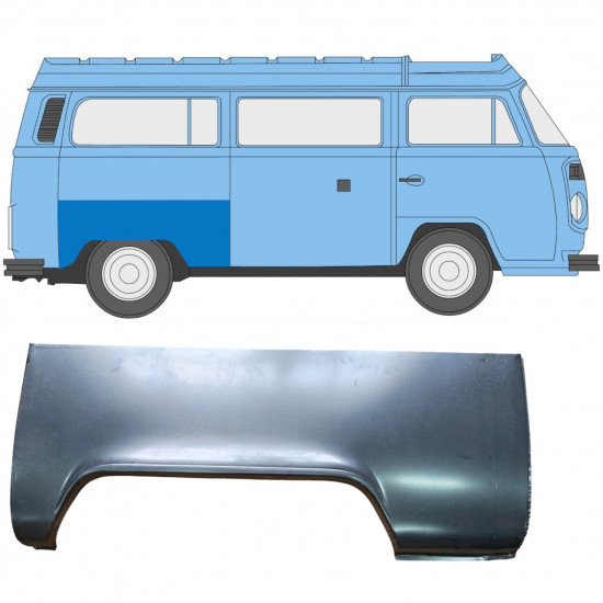 Reparatiepaneel achterspatbord voor VW Transporter T2 1967-1979 / Rechts 7134