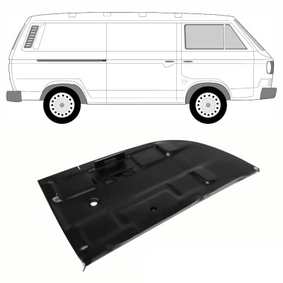 Reparatiepaneel accubak voor Volkswagen Transporter T3 1979-1992 10808