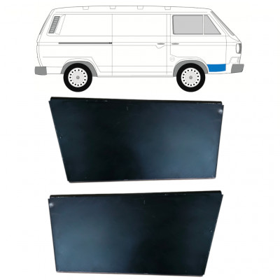 Buiten reparatiepaneel voorste deur voor VW Transporter T3 1979-1992 / Set 11091