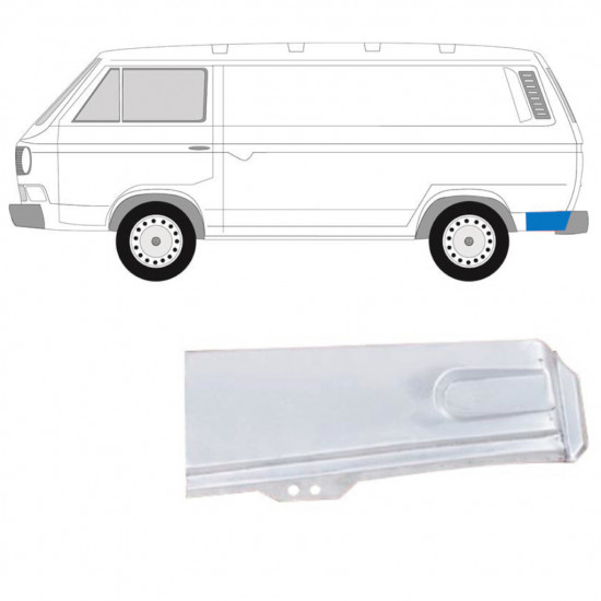 VW T3 1979-1992 ACHTERSPATBORD REPARATIEPANEEL / LINKS