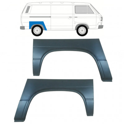 Reparatiepaneel achterspatbord voor VW Transporter T3 1979-1992 / Links + Rechts / Set 9779