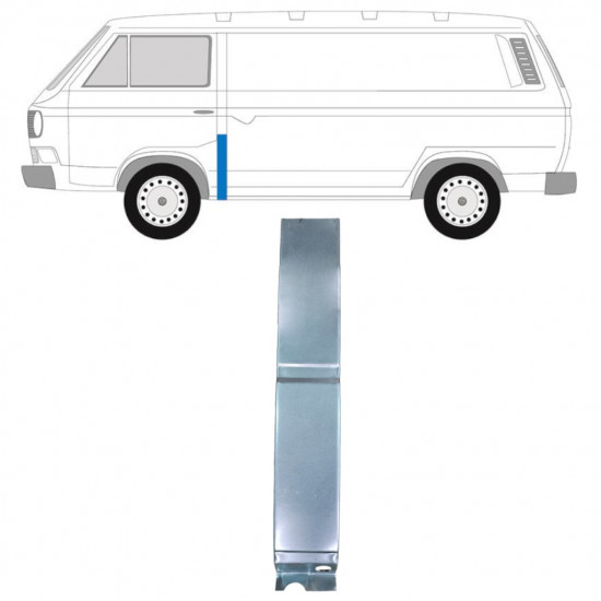 Reparatiepaneel stijl voor VW Transporter T3 1979-1992 / Links 11626