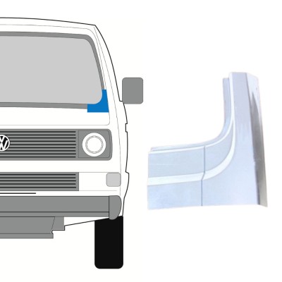 Reparatie paneel paravan voor Volkswagen Transporter T3 1979-1992 / Links 16127