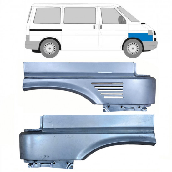 Reparatiepaneel voorspatbord voor VW Transporter T4 1996-2003 / Links + Rechts / Set 10525