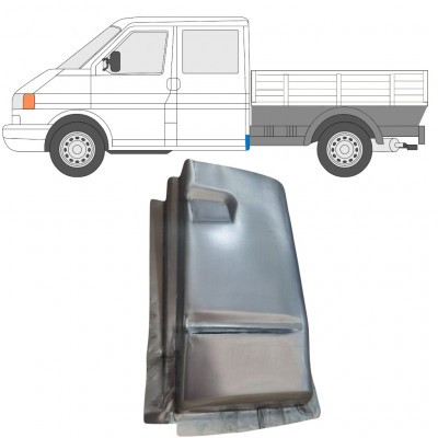 VW T4 1990-2003 DUBBELE CABINE HOEK REPARATIE PANEEL / LINKS